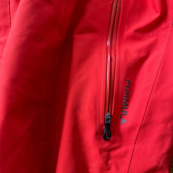 Men's Kjus Formula Ski Pants (Fuel Red) - Picture 2 of 4